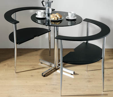 3pc Black Love Table Set 2401387, bar sets furniture